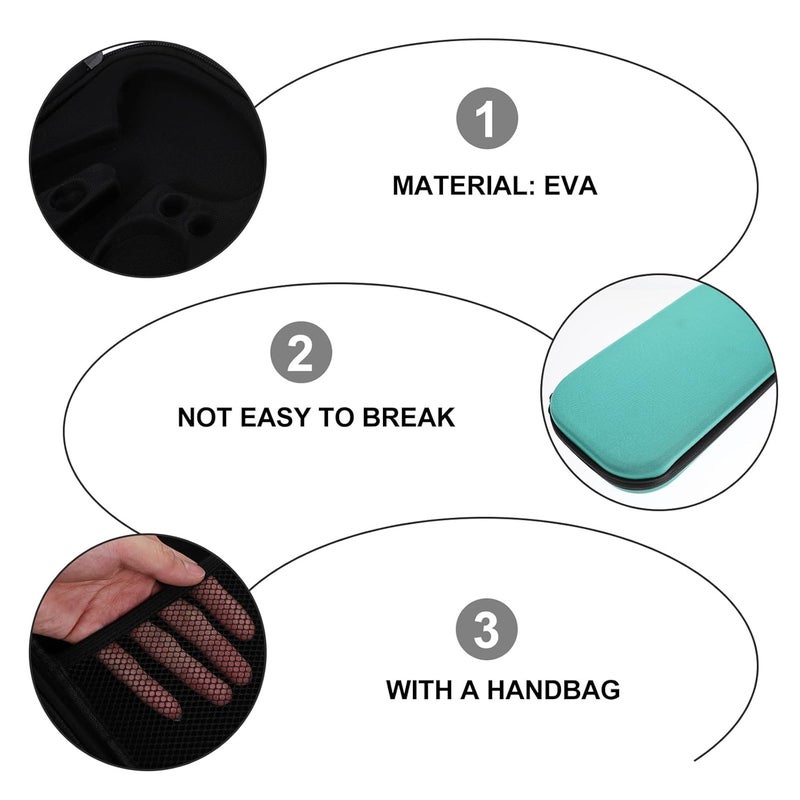Stethoscope Case Organizer Eva Portable Storage Pouch with Mesh Pocket for Nurse Accessories and Travel Carrying Bag Random Color - Image 3