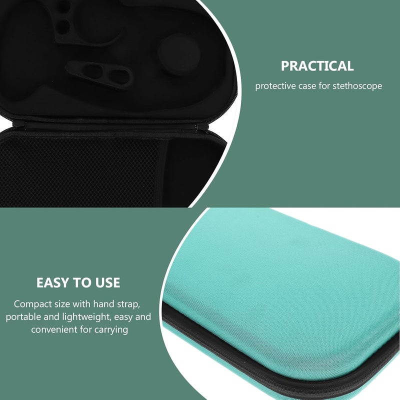 Stethoscope Case Organizer Eva Portable Storage Pouch with Mesh Pocket for Nurse Accessories and Travel Carrying Bag Random Color - Image 5
