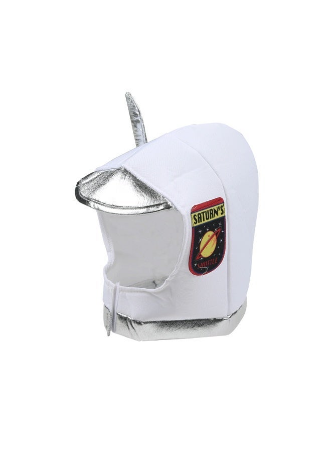 3 Pcs Kids Astronaut Space Suit Costume Cosplay Jumpsuit Hat Badge 4-10 Years - Image 3