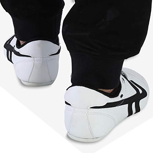 Vbestlife Taekwondo Martial Arts Sneaker - Boxing, Karate, Kung Fu, Tai Chi Shoes With Black Stripes - Lightweight for Men Women (42) - Image 4