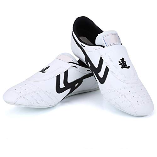 Vbestlife Taekwondo Martial Arts Sneaker - Boxing, Karate, Kung Fu, Tai Chi Shoes With Black Stripes - Lightweight for Men Women (42) - Image 5