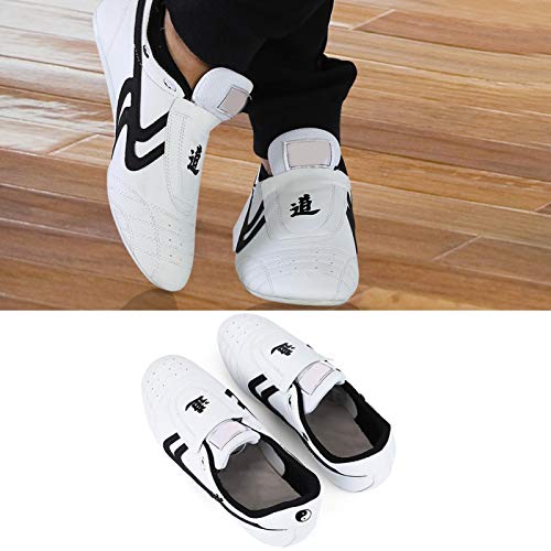 Vbestlife Taekwondo Martial Arts Sneaker - Boxing, Karate, Kung Fu, Tai Chi Shoes With Black Stripes - Lightweight for Men Women (42) - Image 3