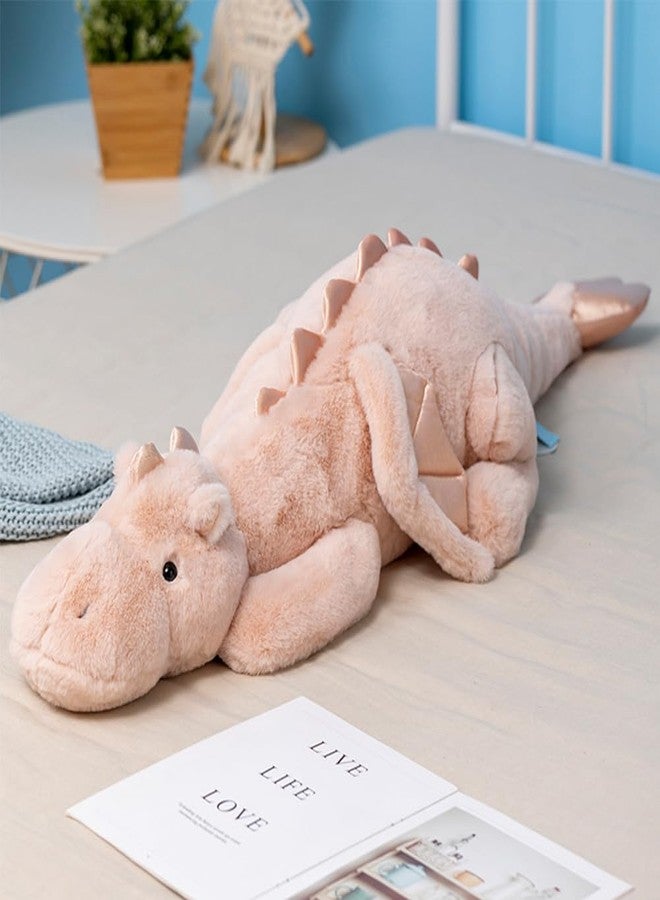 IFX24 Weighted Stuffed Animals 10Lbs 35.4", Weighted Dragon Stuffed Animal for Kids and Adults, Heavy Weighted Stuffed Animals for Comfort and Relaxation. Blue, Pink, and Green Available - Image 1