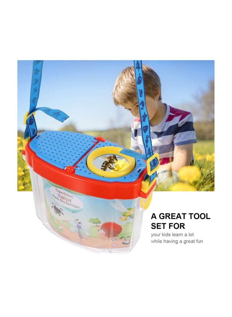 Generic - Insect Explorer Kit for Kids - Bug Catcher Box with Magnifier, Outdoor Adventure Container for Observing Insects, Perfect for Backyard Exploration and Camping Fun! - Image 1