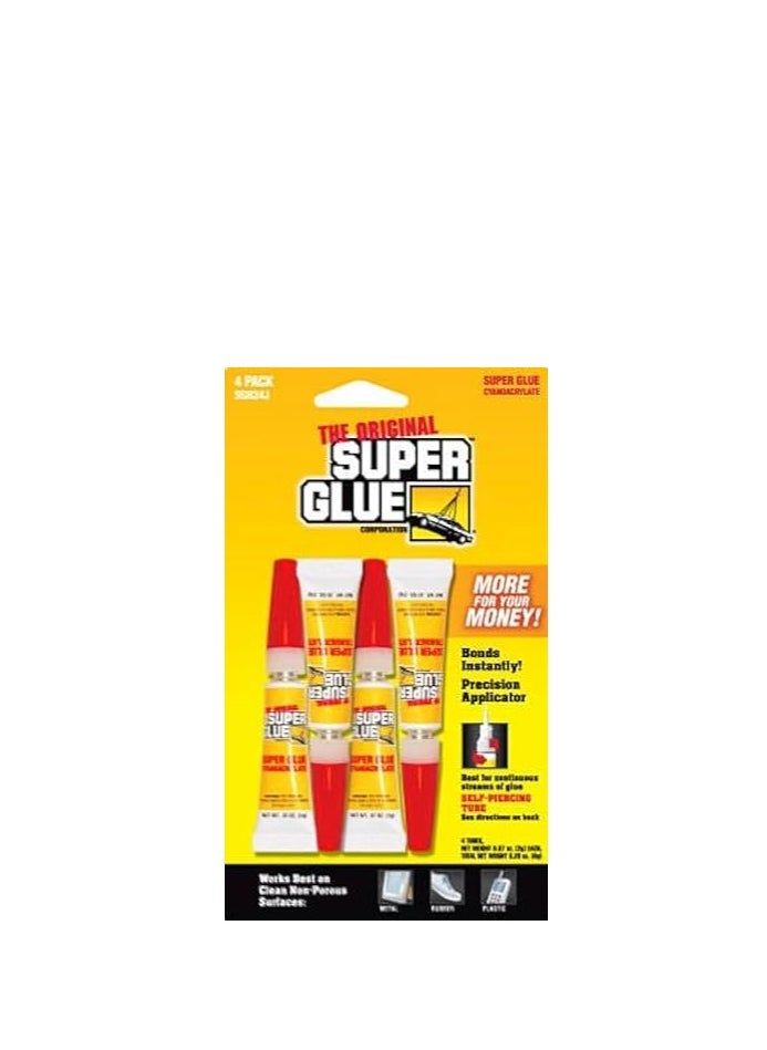 Super Glue Super Glue Pack Of 4 Pieces 2g  - Image 1