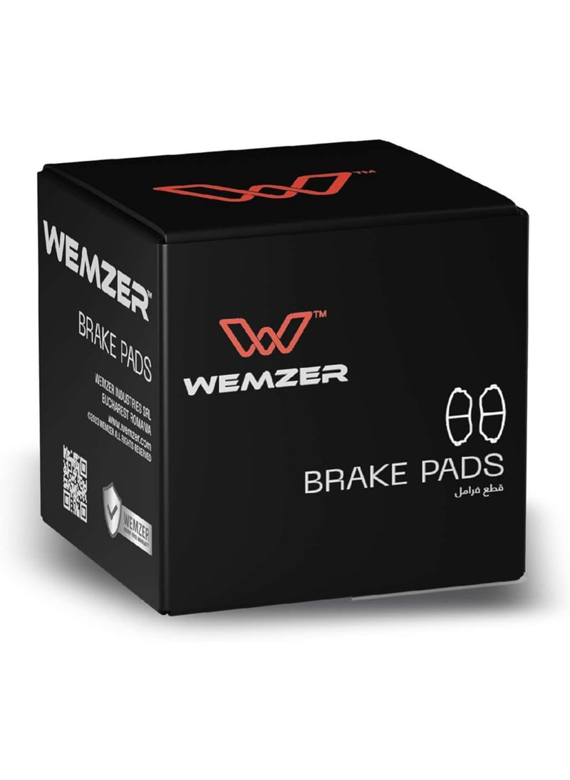 WEMZER INDUSTRIES - WEMZER | Premium Ceramic Brake Pads |D1060-EE32A-WZ|Compatible With: Nissan, Mazda, Mitsubishi (Find Fitting Compatibility in Description) - Image 1