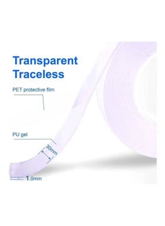 Ciara Double Sided Nano Adhesive Tape Clear 1x3x3  - Image 2