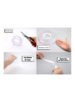 Ciara Double Sided Nano Adhesive Tape Clear 1x3x3  - Image 4