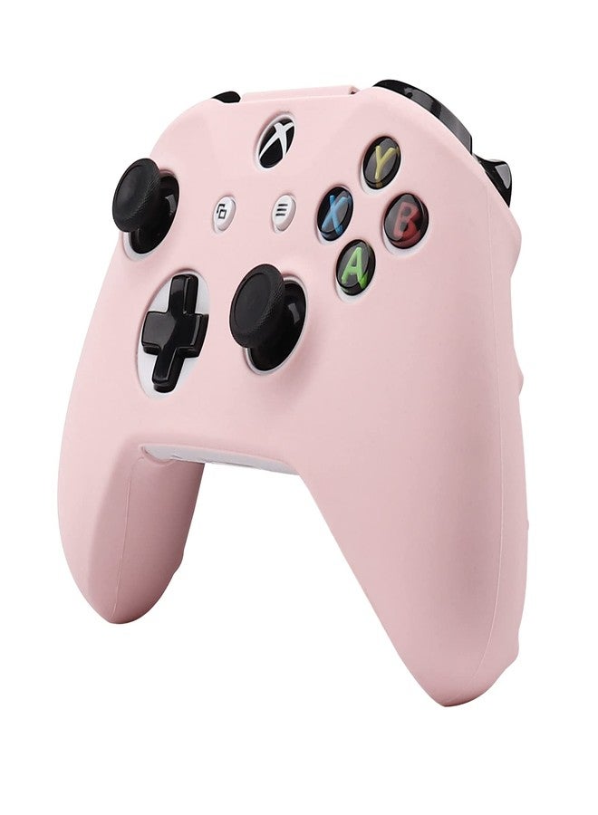 RALAN Pink Skins RALAN,Silicone Controller Cover Skin Protector Compatible for Xbox One S/X Controller (Pink Pro Thumb Grip x 2,Cat + Skull Cap &Cover Grip x 2) - Image 3