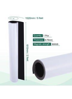 PATIKIL Printable Magnetic Sheets Roll 24Inch X 5Feet Blank Magnetic Sign Sheet For Vehicle Diy Craft  - Image 2
