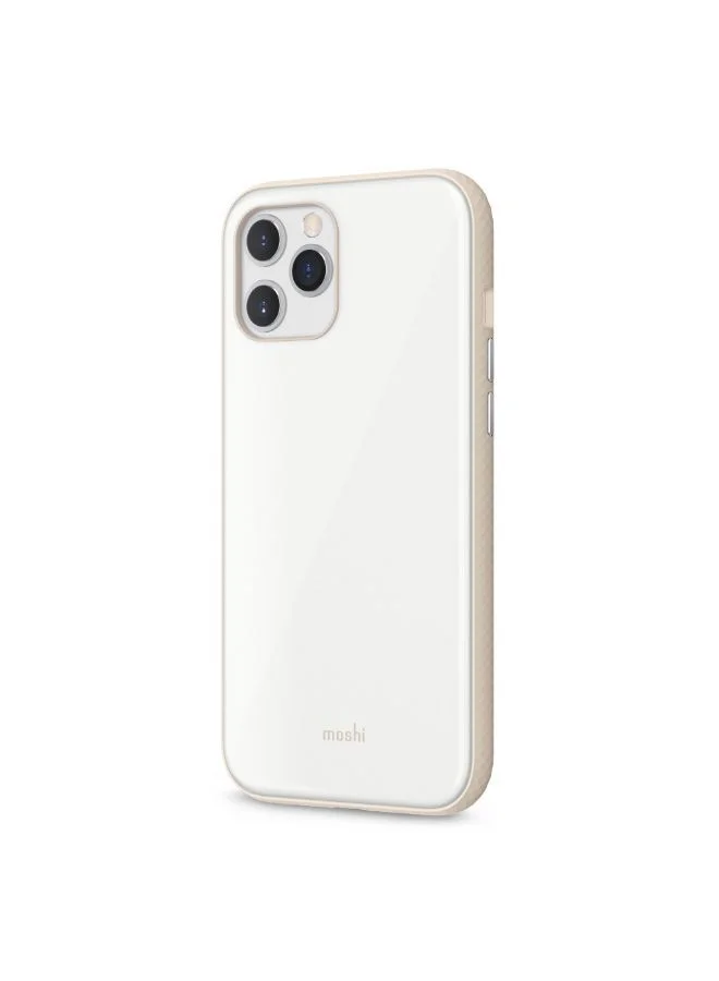 موشي MOSHI iPhone 12 Pro Max - iGlaze Case - Pearl White