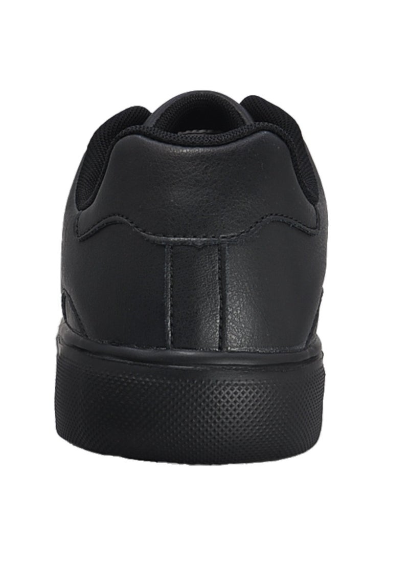 Sky View - Athlesiure Men's Classic Low Top Shoes Fashion Sneaker with Soft Insole Causal Dress Shoes for Men Comfortable Walking Skate Shoes All Black - Image 1