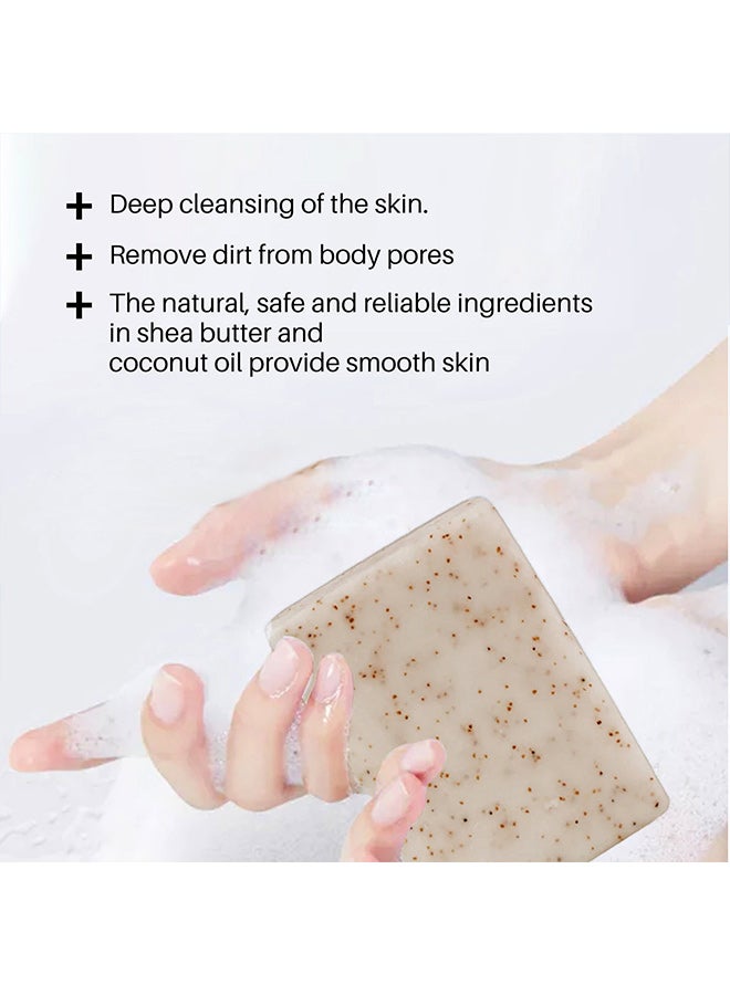 لانثوم صابون مقشر للوجه، صابون مقشر للوجه والجسم 100 جرام - Image 3