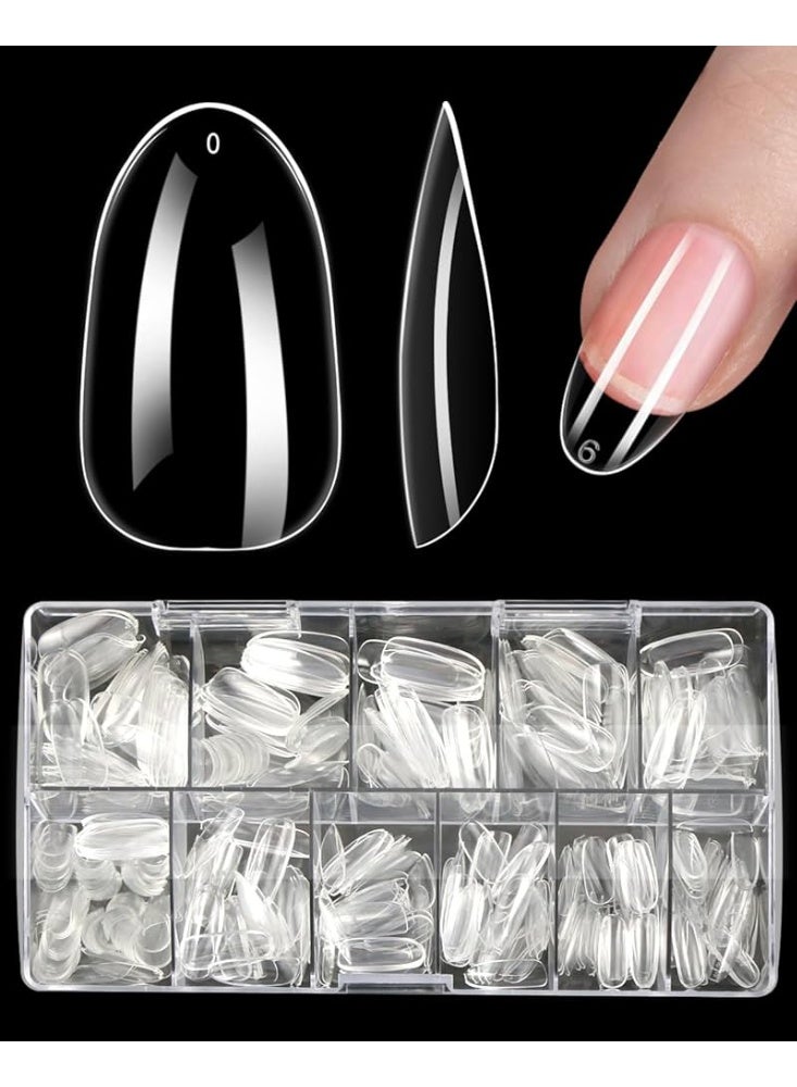 شرائط لاصقة للأظافر من مايا جوليري، 500 قطعة، شفافة، أظافر للنساء والفتيات - Image 2