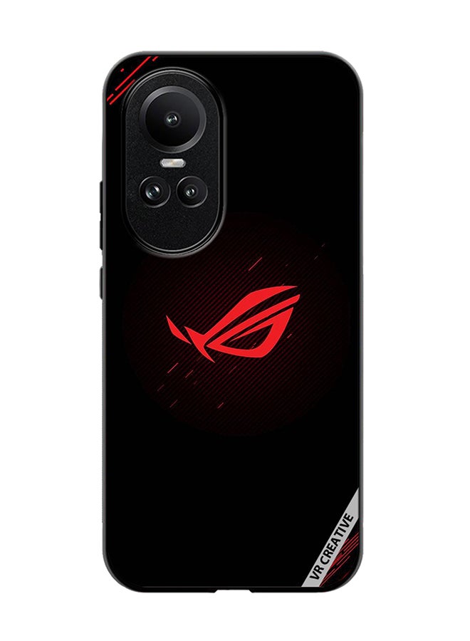 VR CREATIVE Protective Case Cover For Oppo Reno 10 Pro Republic Of Gamers Logo Design Multicolour - Image 1