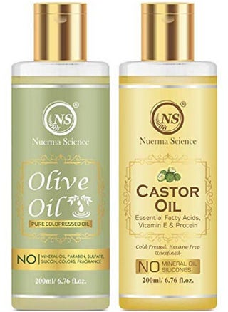 Olive Oil And Castor Oil For Skin And Hair (Pack Of 2 200 Ml Each) - pzsku/ZDBEDEA8E096CCB65A754Z/45/_/1658838530/a6122b58-1112-4fcb-8dd3-bcbb5a7a0039