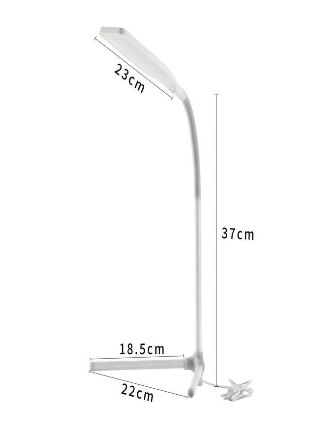 Lavnik LED Night Light Desk Lamp Eye-Care Night Reading Clip On Bed Lamp Light Perfect for Bookworms Kids Bright LED Desk Lamp with USB Charging Port (Black Trio Lamp) - Image 4