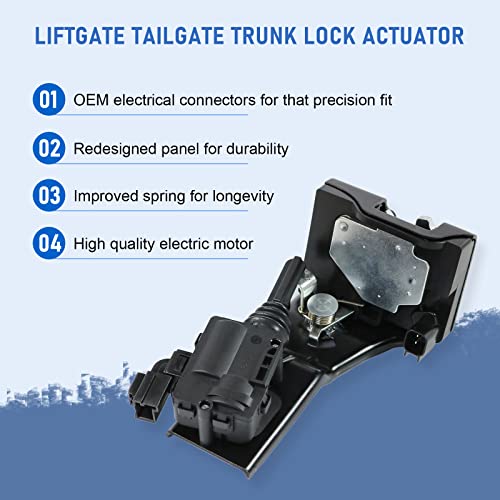 DICMIC Liftgate Actuator Tailgate Lock Actuator Motor for 2009-2012 Ford Escape 2009-2011 Mercury Mariner 2008-2011 Mazda Tribute Replace# 937-663, 9L8Z-7843150-B - Image 2