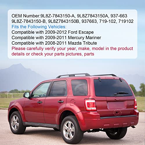 DICMIC Liftgate Actuator Tailgate Lock Actuator Motor for 2009-2012 Ford Escape 2009-2011 Mercury Mariner 2008-2011 Mazda Tribute Replace# 937-663, 9L8Z-7843150-B - Image 3