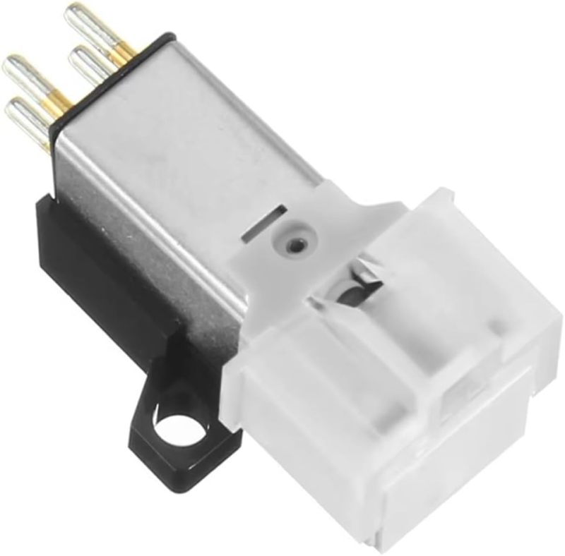 Universal 1/2 Inch Mount Turntable Headshell - Durable Aluminum Alloy Conical Stylus Cartridge Kit for Professional Direct Drive Turntables - Image 4