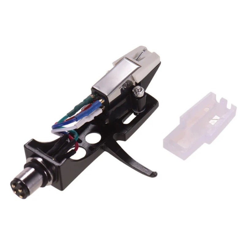 Universal 1/2 Inch Mount Turntable Headshell - Durable Aluminum Alloy Conical Stylus Cartridge Kit for Professional Direct Drive Turntables - Image 1