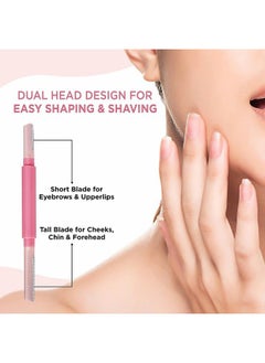 Furr Face & Eyebrow Razor For Women Facial Hair With Dual Blade Head 3N | German Blades | Easy Shaping And Shaving | Reusable Up To 5 Times | Durable And Rust Free Blades  - Image 2
