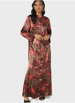 Coco Desert Printed Abaya Dress  - Image 4
