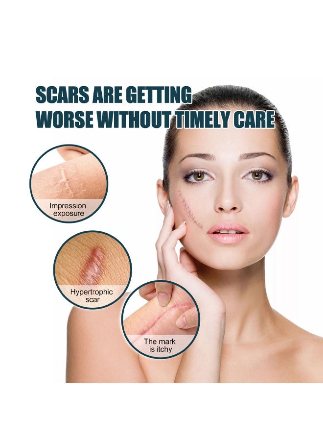 Medical Grade Silicone Scar Sheets, Silicone  Scar Tape  Scar Removal Strips for Acne Scars C-Section & Keloid Surgery Scars Sheets Treatment Sheets - 6-8 Month Supply - Image 5