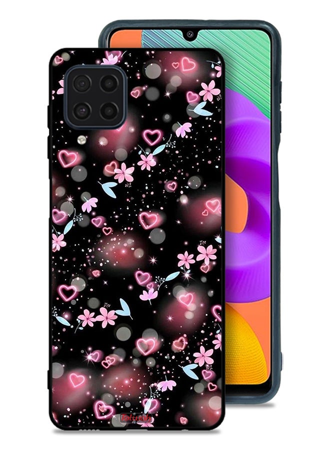Tolwak Samsung Galaxy F22 Protective Case Cover Small Hearts And Flowers - Image 1