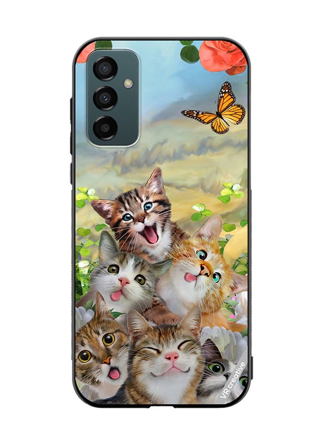 VR CREATIVE Protective Case Cover For Samsung Galaxy M23 Cats Design Multicolour - Image 1