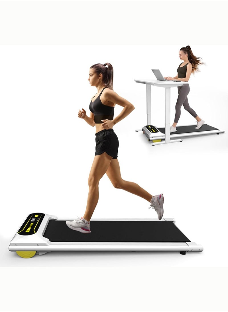 Sharpdo Undercounter Treadmill with Remote Control, Electric Treadmill, Walking Jogging Machine, No Installation Required 122.5L*52W*14H  - Image 1