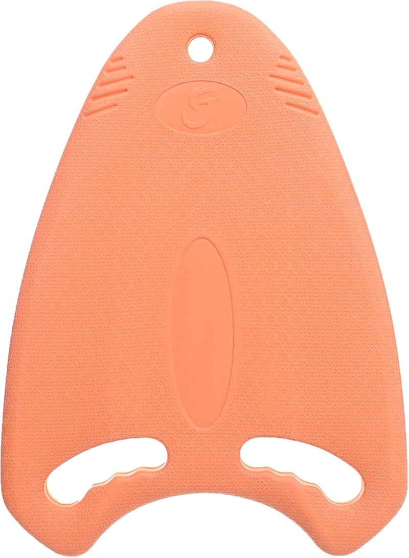 MINSA Large 2-Sided Heart Swim Kickboard M228 Yellow/Orange for Kids