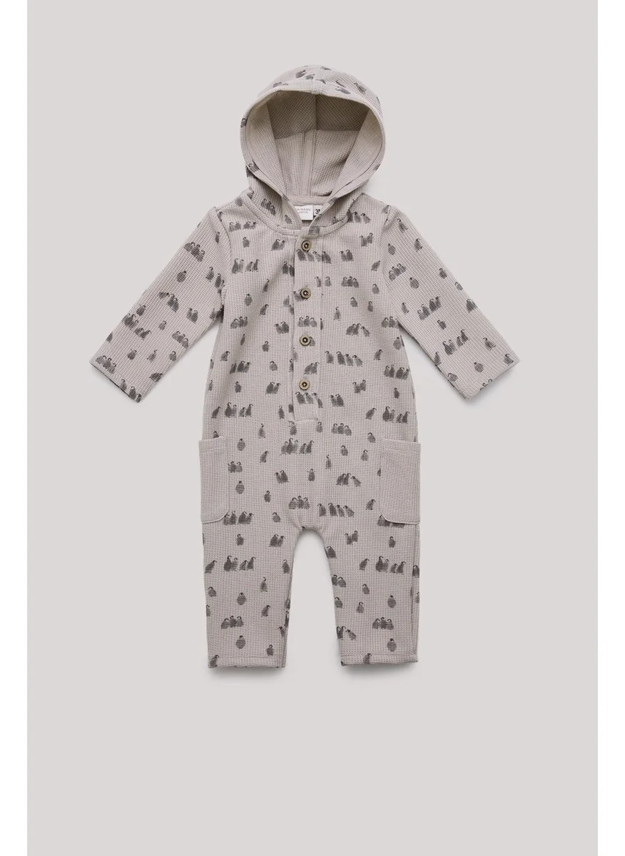 Layette Bg Store Baby Boy Patterned Overalls