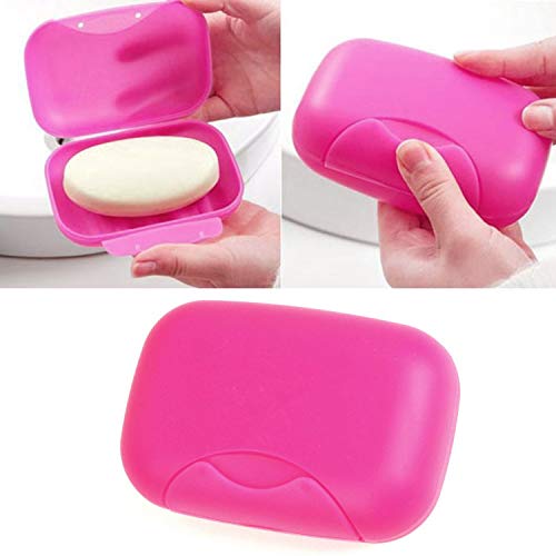 Inditradition Plastic Travel Soap Box | Soap Case Holder for Bathroom, Pack of 2 (Assorted Colour) - Image 3