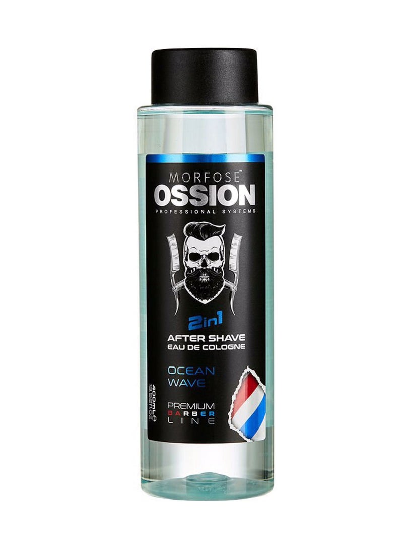 Morfose Ossion 2-in-1 After Shave & Cologne: Ocean Wave 400ml - Image 1