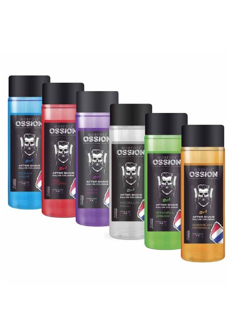 Morfose Ossion 2-in-1 After Shave & Cologne: Ocean Wave 400ml - Image 2