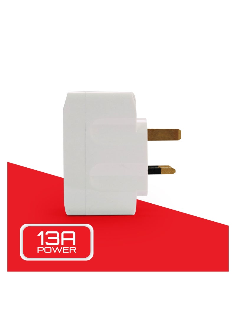 elexon Multifunctional Adaptor, International Power Adapter, Multi Adapter Worldwide, AC Outlet Power Plug Adapters for USA, Europe, UK & Asia - 150+ Countries (EL 7300) - Image 4