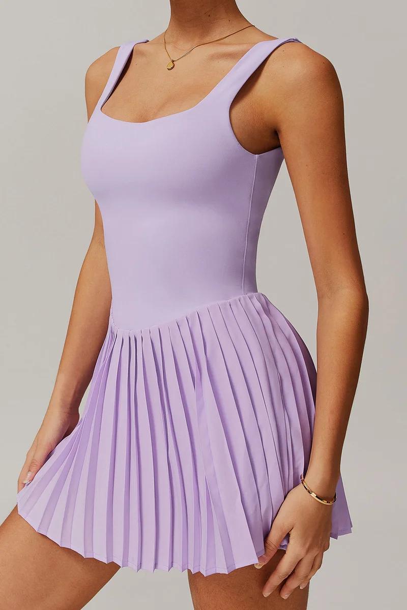 SVL SVL Daria Dress with Inner Shorts Lavender