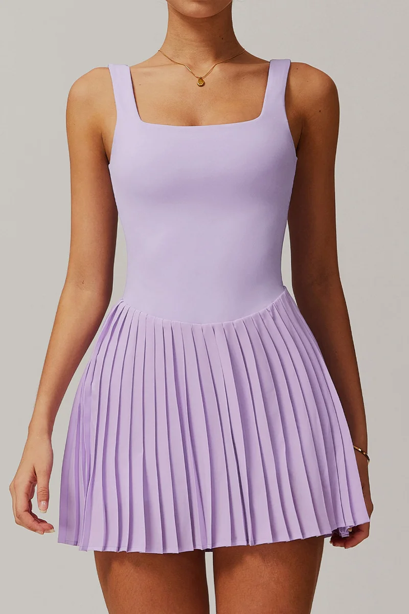 SVL SVL Daria Dress with Inner Shorts Lavender