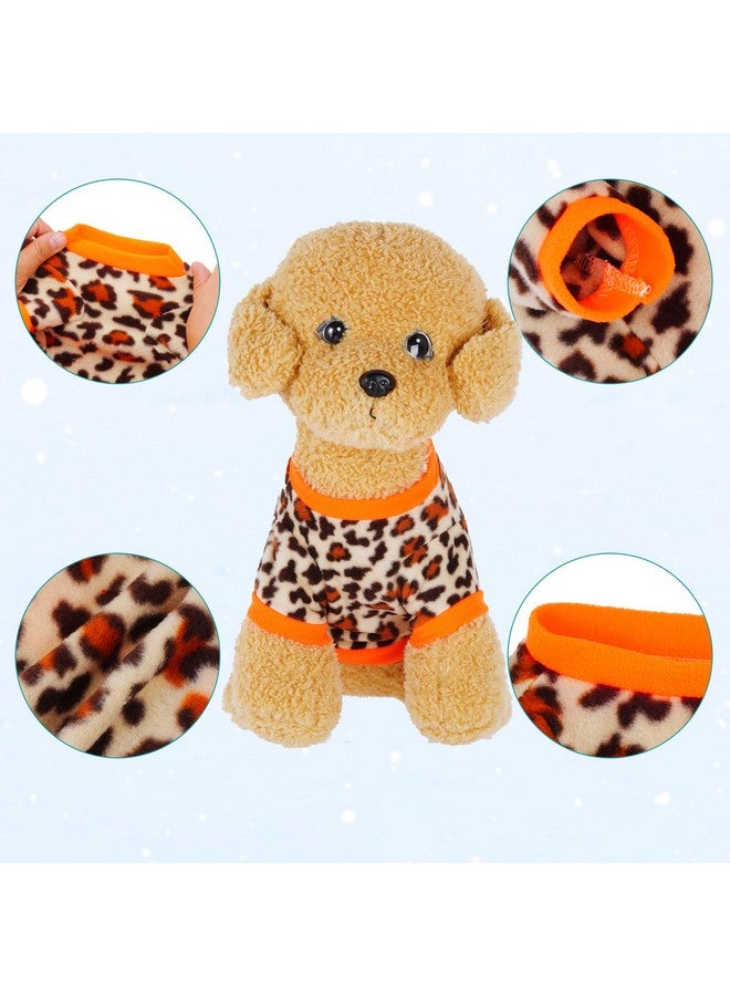 Rbenxia 4 Pieces Dog Fleece Sweaters Puppy Warm Sweater Doggie Sweatshirt Soft Fleece Dog Pajamas Puppy Clothes Winter Dog Outfits For Small Puppy Dog Cat Pets (XSmall) - Image 5