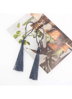 Generic 100 Pieces Dark Gray Color 13cm/5-Inch Silky Handmade Soft Tassels Floss Bookmark Tassels with 2-Inch Cord Loop for Jewelry Making, DIY Projects, Bookmarks  - Image 3