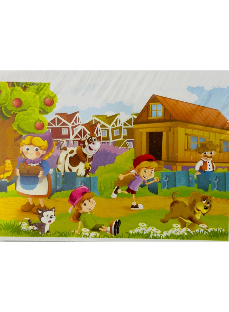 لوحة ألعاب كرتون تركيب للأطفال عمر 3 سنوات ما فوق - Image 3