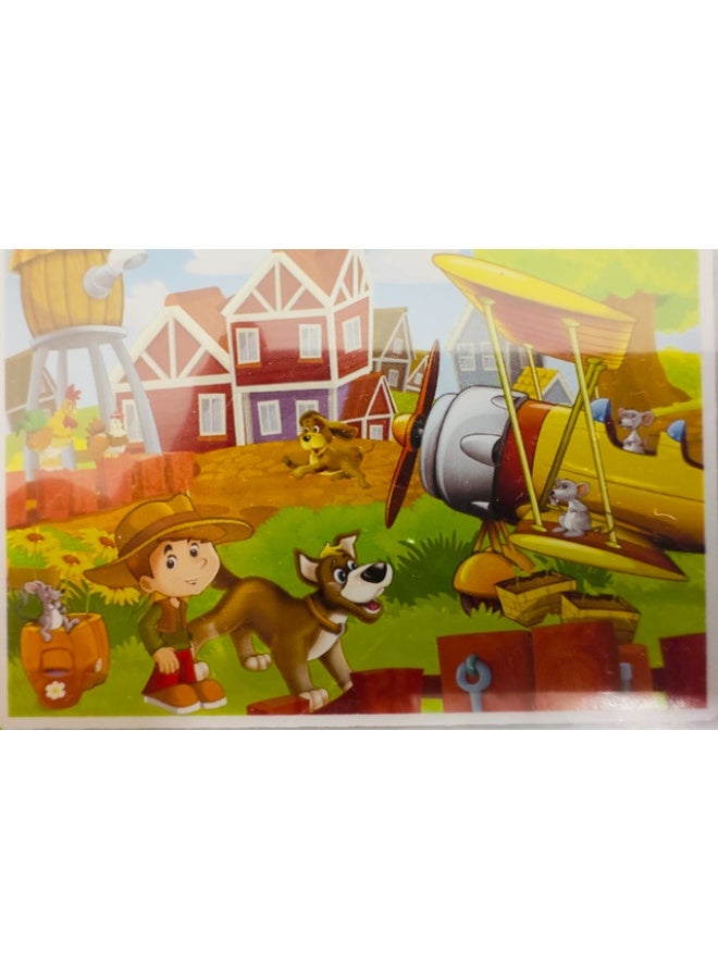 لوحة ألعاب كرتون تركيب للأطفال عمر 3 سنوات ما فوق - Image 4