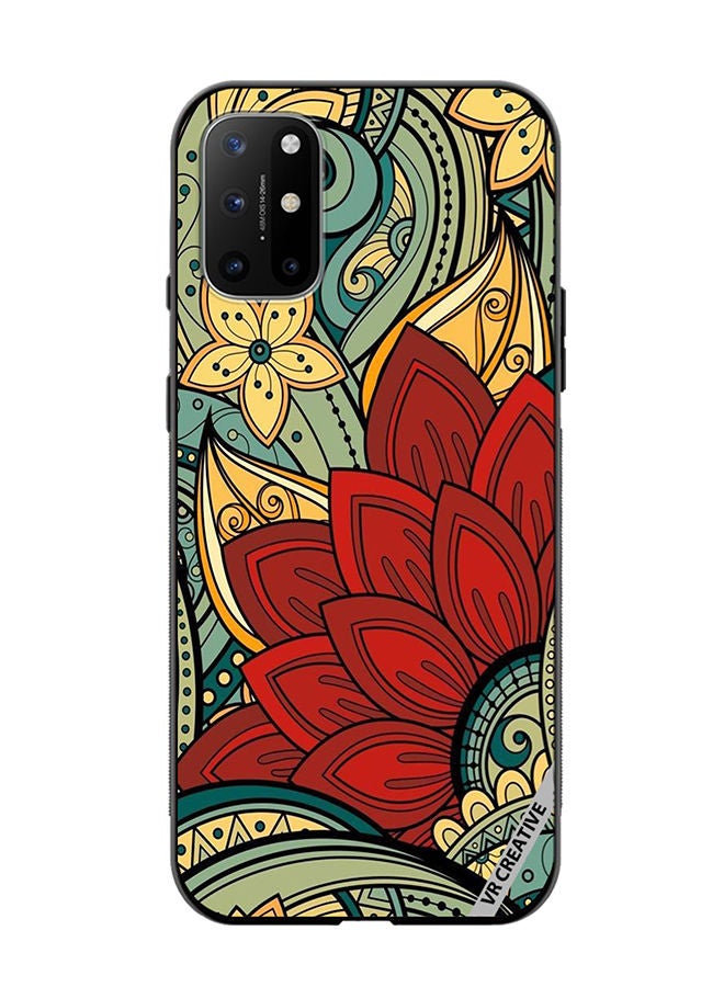 VR CREATIVE Protective Case Cover For OnePlus 8T Flower Design Multicolour - Image 1