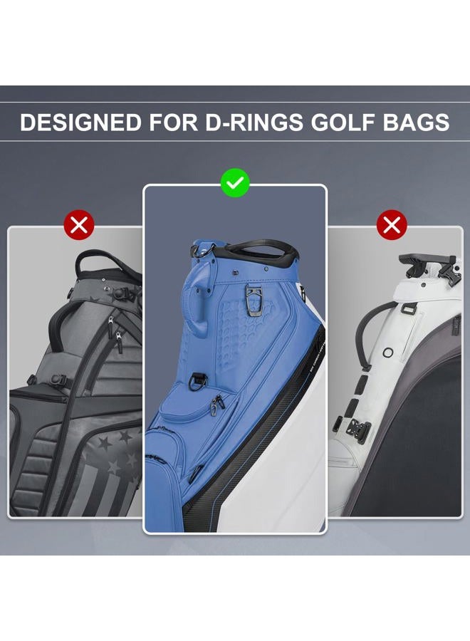 LZFAN Golf Bag Shoulder Strap, Single Padded Adjustable Straps Universal Replacement - Image 4