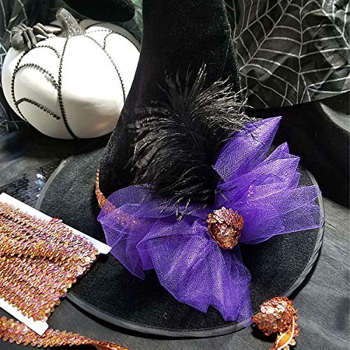 Expo International Premium Matte Tulle, Roll/Spool of 6 Inches X 25 Yards, Nylon-made Tulle Fabric, Matte Finish, Soft, Lightweight, Washable, Easy-to-Use, Light Blue - Image 2