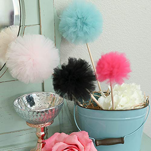 Expo International Premium Matte Tulle, Roll/Spool of 6 Inches X 25 Yards, Nylon-made Tulle Fabric, Matte Finish, Soft, Lightweight, Washable, Easy-to-Use, Light Blue - Image 5