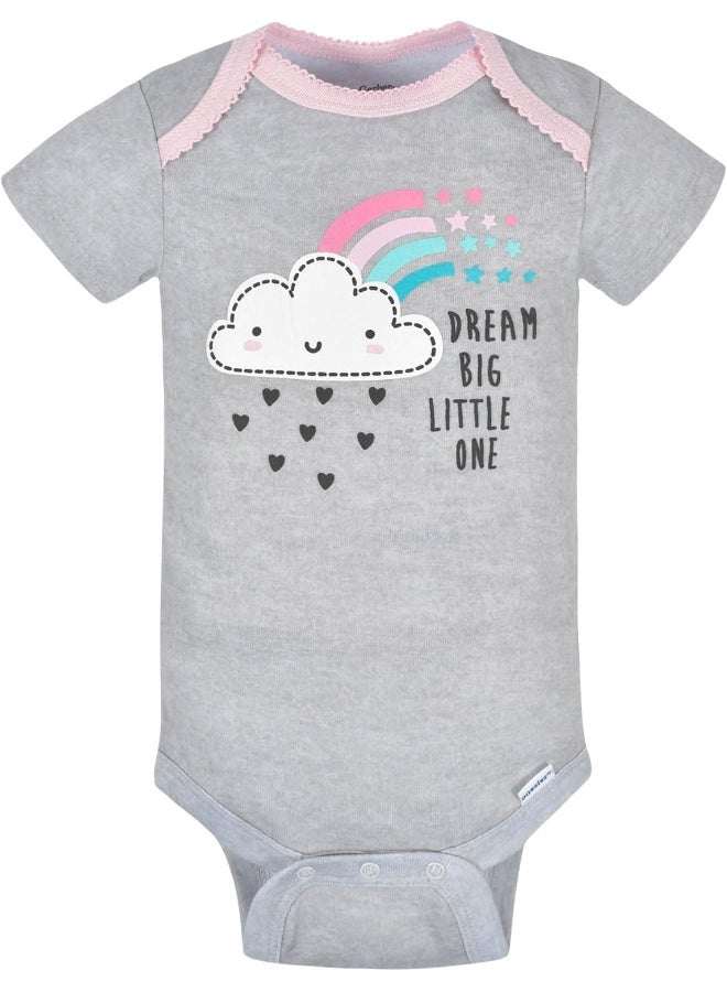Gerber Gerber Baby 8-Pack Short Sleeve Bodysuits  - Image 5