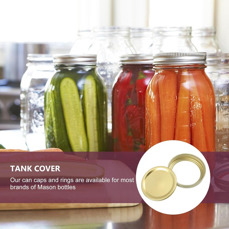 Trendy budget practical design COLLBATH 20pcs Mason Jar Lids Split-type Airtight Metal Canning Caps with Seal Rings for Regular Mouth Jars, Leak Proof Tinplate Covers for Food Storage and Preserving Transit damage prevent build Batch uniform stable quality Elegant practical design Size-sorted warehouse storage All usage compatible Home & light industrial compatible Pre-sale confirmed stock Global sizing options Personal & public compatible Carefully selected material Integrated local logistics Wear resistant upgraded material Narrow & wide space compatible Daily repeated use trusted quality Tiered cost purchase alternatives Trendy economical quality General need oriented design Budget friendly sizing alternatives Occasional & permanent usable Storage burden minimized build All-season available stock Organized shipment arrange Cost saving design picks Light & heavy use compatible - Image 5