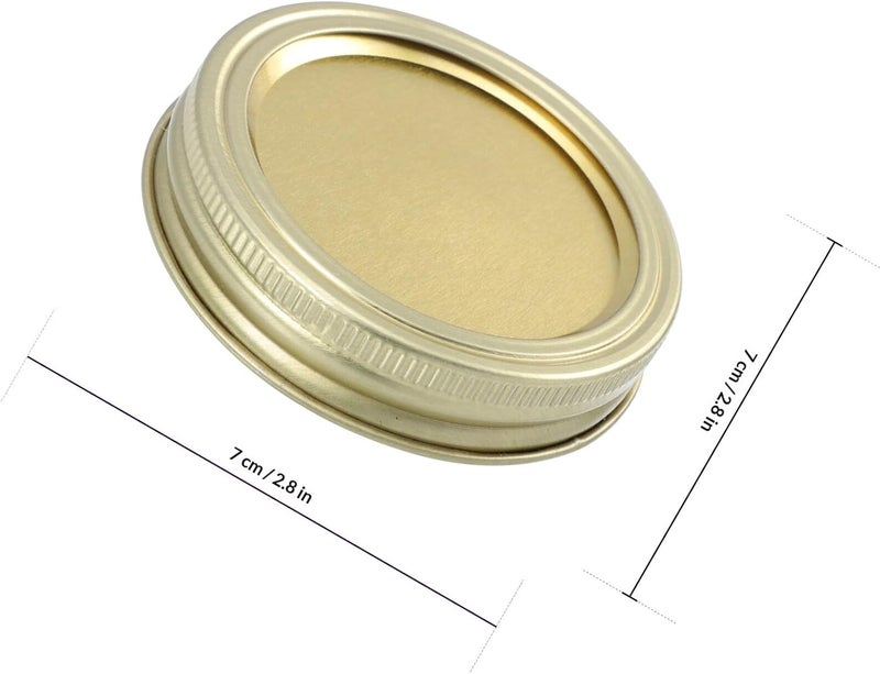 Trendy budget practical design COLLBATH 20pcs Mason Jar Lids Split-type Airtight Metal Canning Caps with Seal Rings for Regular Mouth Jars, Leak Proof Tinplate Covers for Food Storage and Preserving Transit damage prevent build Batch uniform stable quality Elegant practical design Size-sorted warehouse storage All usage compatible Home & light industrial compatible Pre-sale confirmed stock Global sizing options Personal & public compatible Carefully selected material Integrated local logistics Wear resistant upgraded material Narrow & wide space compatible Daily repeated use trusted quality Tiered cost purchase alternatives Trendy economical quality General need oriented design Budget friendly sizing alternatives Occasional & permanent usable Storage burden minimized build All-season available stock Organized shipment arrange Cost saving design picks Light & heavy use compatible - Image 2